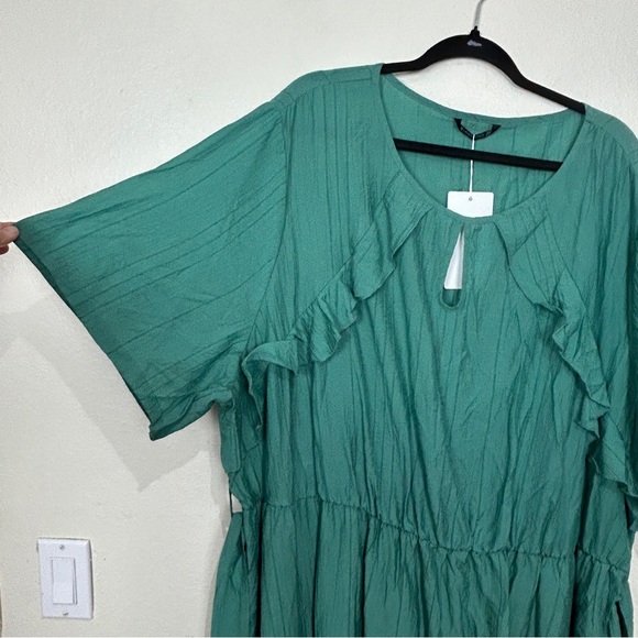 Size 28 Green Maxi DRESS - Picture 3 of 10